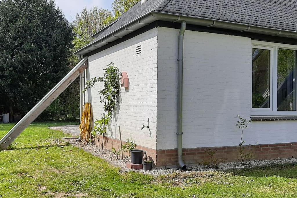 Vrijstaande Recreatievilla Met Ruime Omheinde Tuin Posterholt Exteriér fotografie