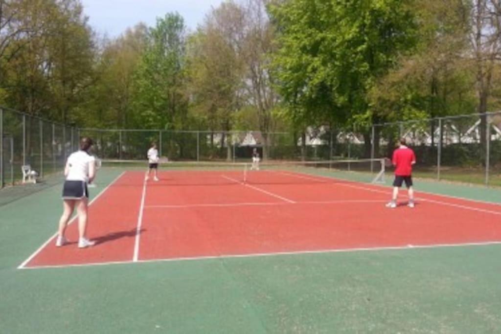 Vrijstaande Recreatievilla Met Ruime Omheinde Tuin Posterholt Exteriér fotografie